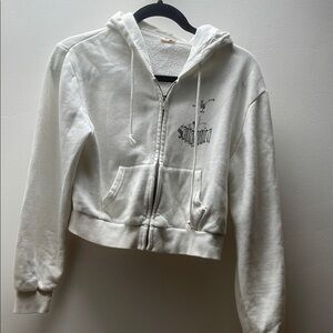 Cream Fleece Hoodie